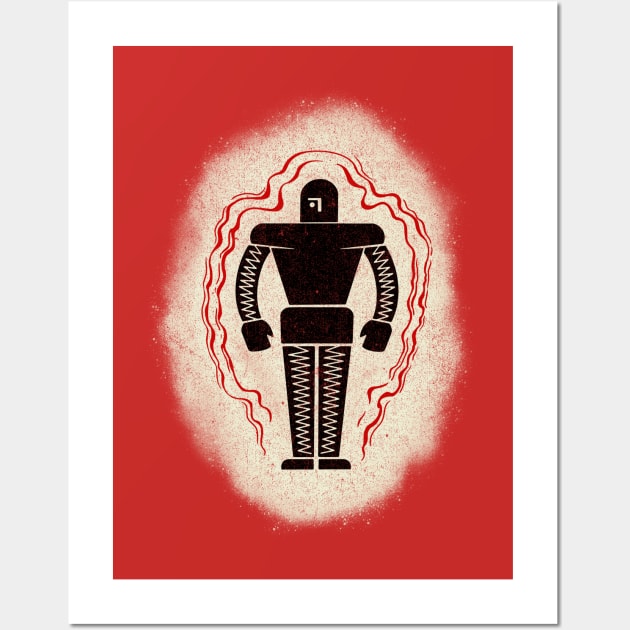 Retro Vintage Robot Antifreeze Wall Art by StudioPM71